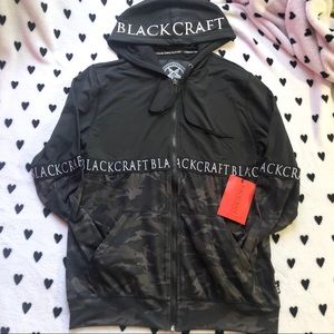 NWT Blackcraft color blocked camo hoodie
